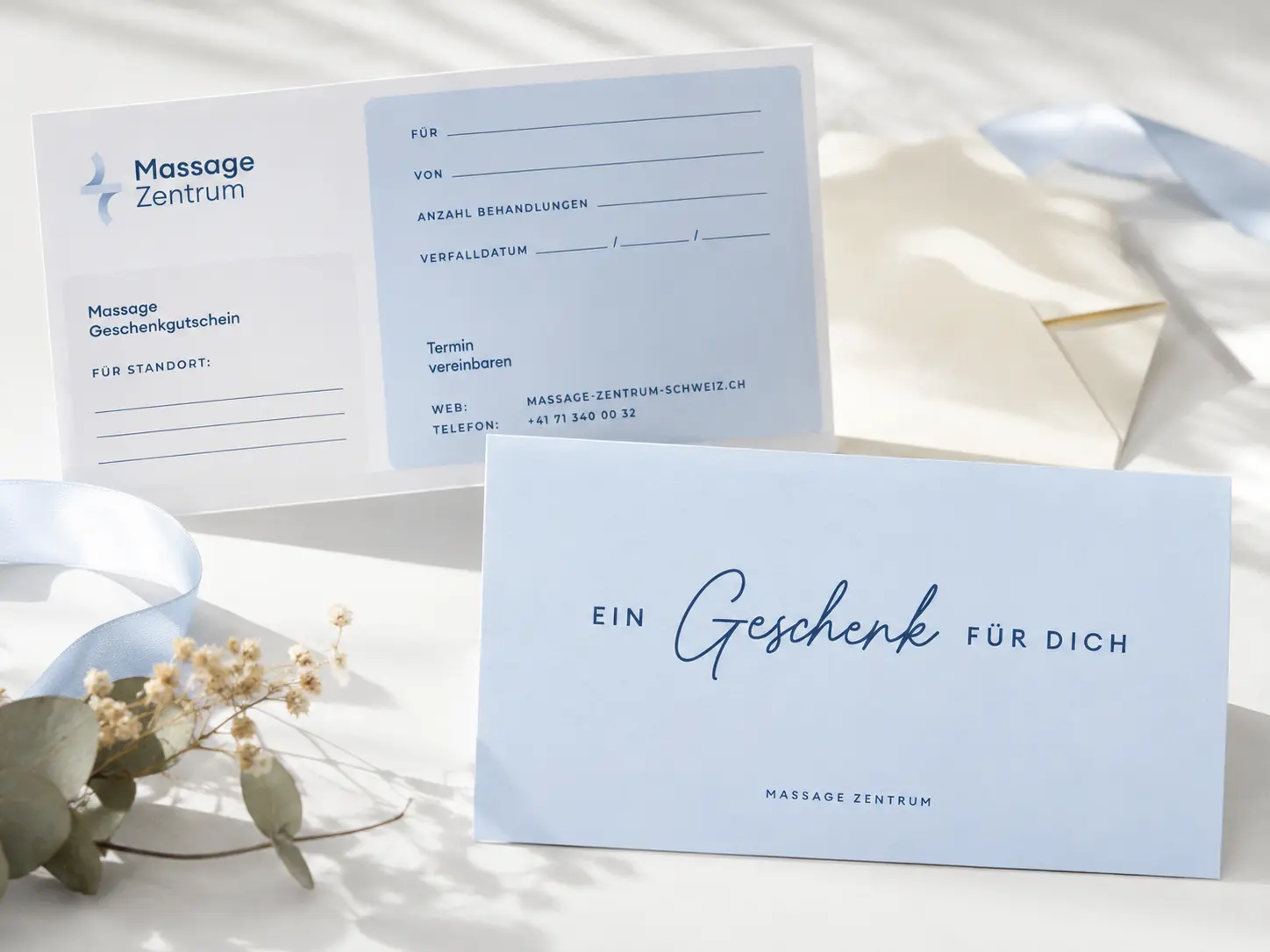 Massage-Gutschein für eine Behandlung im Massage Zentrum Luzern