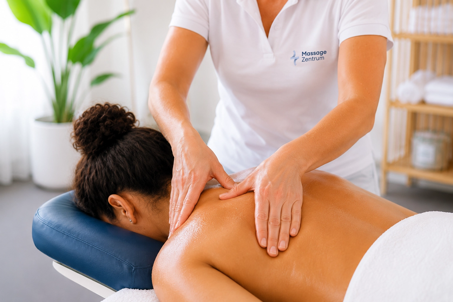 Klassische Massage an Rücken und Nacken in der Luzerner Praxis